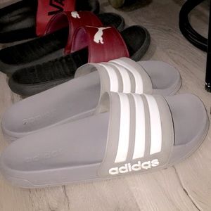 Few pars of slides-Vans,Puma,Adidas good condition